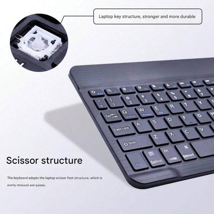 Leichtes und tragbares 10Zoll wiederaufladbares BluetoothTastatur und BluetoothWirelessMaus