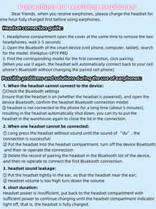 Lenovo 联想 LP19PRO 蓝牙耳机，半入耳式，大型动态驱动器，360° 环绕声，高品质音频，低延迟，超长电池寿命，运动、音乐、游戏，清晰通话，带麦克风，适用于智能手机、平板电脑的无线耳塞 - 粉色 - 查看 12