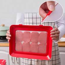 8PCS Food Preservation Tray Kitchen Fresh Food Reusable Storage Container Set - Red - View 8