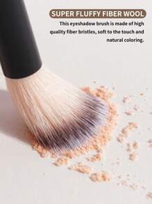 MAANGE 18Pcs Professional Aluminum Tube Eye Makeup Brushes With Velvet Bag,Soft Smudge Brush Concealer Brush Highlight Brush Foundation Brush Contour Brush Eyeshadow Brush Shadow Brush Blending Brush Eyebrow&Eyelash Brush,Makeup Tools With Soft Fiber And Skin Friendly For Easy Carrying,Brush For Travel,Gifts For Women&Girls - 黑色 - 查看 6