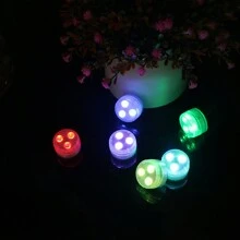 Battery Powered Mini Led Lights With Remote Control, 16 Colors And 4 Color Changing Modes Small Led Lights, Mini Led Lights For Wedding, Party, Table, Home Decor, Crafts, Christmas Decoration, Birthday Decoration, Halloween Lantern Decor