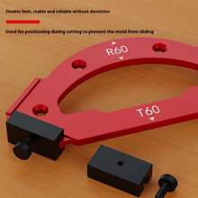 1 Set Bohans Woodworking Inner & Outer Angle RT Template, Wardrobe Corner Radius Template, Arc Shape Trimming & Positioning Tool