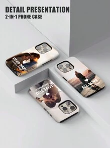 定制全印图像手机壳、个性化照片保护手机壳、周年纪念礼物、情人节礼物、最好的朋友礼物、送给爸爸/妈妈的礼物、送给男朋友/女朋友的礼物，兼容 11/12/13/14/15 Pro Max、Galaxy A15/A25/A35/A55/S23/24 Ultra - 彩色 - 查看 5