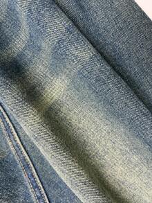 Women's Vintage Wide Leg Casual Jeans - Blue - View 9