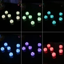 Battery Powered Mini Led Lights With Remote Control, 16 Colors And 4 Color Changing Modes Small Led Lights, Mini Led Lights For Wedding, Party, Table, Home Decor, Crafts, Christmas Decoration, Birthday Decoration, Halloween Lantern Decor