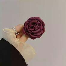 Broche de flor de camelia elegante, accesorio de broche floral de diseño elegante para vestidos, bolsos, encanto, camisas, chaquetas, joyería, Navidad, Halloween