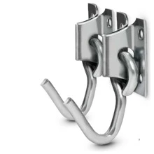 Kit 4 Gancho De Rede Parafusar Aço Inox Resistente Reforçado - Multicolorido - Visão 1