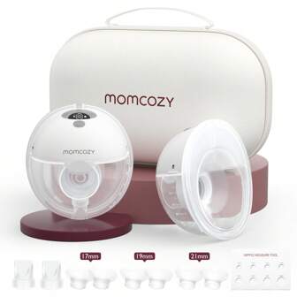  Momcozy Breast Pump Hands Free M5, med 3 lägen och 9 nivåer