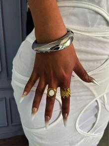 1Pc Cuff Bracelets,Gold Bangles,Wide Bangles, Chunky Bracelet, Bracelet Set, Wide Bracelet, Bracelet For Women,Gift For Her