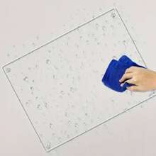 1 Peça Quadro Branco Magnético de Acrílico para Calendário de Geladeira, Calendário Apagável Transparente de 7,8"X11,8", Quadro Branco Reutilizável com 3 Marcadores Coloridos e Apagador Magnético