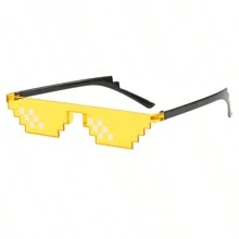 1/5/10pcs Pixel Art Glasses Party Gifts - PVC Mosaic Glasses For All Kinds Of Festive, Photo Props, Strange Gadgets, Non-Electric, Fun Aesthetic Accessories For Parties And Events