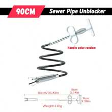 90/160/200/300cm Sewer Pipe Unblocker Snake Spring Pipe Dredging Tool Kitchen Bathroom Sewer Cleaning Tool Kitchen Accessories - White - View 1