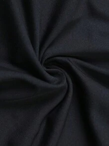 定制图案男士字母织带篮球紧身短裤内衣运动训练九分裤健身透气高弹压缩裤跑步锻炼黑色 - 黑色 - 查看 2