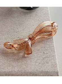 1pc 10.5cm Banana Shaped Hair Clip For Women, 2024 New Style, Ponytail And Bun Hair Accessory, Hair Clip, Spring Summer Valentines Hair Clips Claw Clips Hair Claws Hair Barrettes
