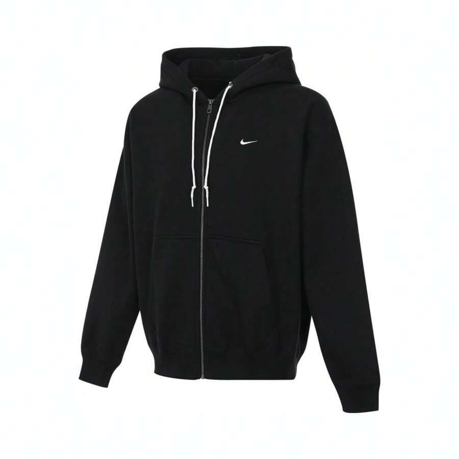 Nike Chaqueta Tipo Sudadera con Capucha de Tejido Nike SOLO SWSH HW FZ Modelo 2025 DR0403-010 para Hombre
