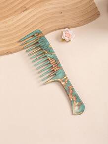 1pc Large Wide-Toothed Hair Comb, Classic Design Essential For Home, Travel & Styling, Suitable For Wet & Dry Hair, Perfect Gift For Friends & Family
