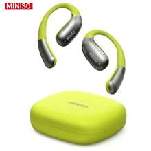 Miniso X28 OWS Open-Ear Wireless Translator Earphones, Support 148 Languages Real-Time Wireless Translation, Hi-Fi Sound Quality, Sports Earphones, IPX5 Waterproof, With Microphone - Green - View 4