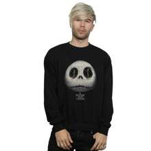 Disney Sweat-shirt Nightmare Before Christmas avec les yeux de Jack pour hommes (noir)