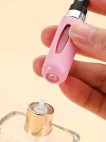 1 件 5ml 粉色喷雾瓶，塑料，底部可见，可再填充旅行装香水雾化器 - 粉色 - 查看 2