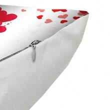 1pc Personalized Valentine Pillow, Photo, HD Print Custom Photo Pillow Case, Souvenir Pillow Case, Great Holiday Gifts For Loved Ones