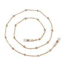 1pc Simple & Fashionable High-Quality Golden Eyeglass Chain, Unisex Non-Slip Chic Eyewear Chain Suitable For Daily Wear & Decoration, An Ideal Choice For The Home - Gold - View 8