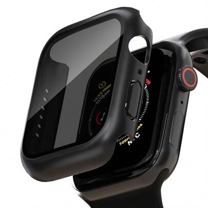 Privacy Protection Case Screen Protector Touch Sensitive Ultra-Thin Glass Lightweight Cover Bumper Compatible With Apple Watch Ultra/Series 9/8/7/6/5/4/3/2/SE 38/40/41MM42/44/45/49MM Gift For Birthday, Family, Friends Watch Screen Protector, Watch Cover, Watch Accessories Waterproof Shockproof Anti-Fall Anti-Fall Scratch Resistant Anti-Fingerprint Full Cover