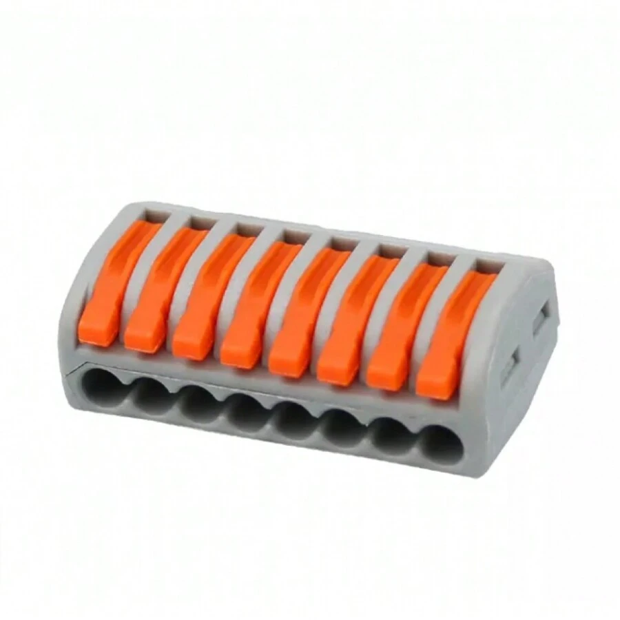 Electrical Connector Splice And Derivation Original 2-Way 3-Way 5-Way And 8-Way - 4mm And 6mm - 8 VÍAS 5mm² (250V/32A) - Ver 1