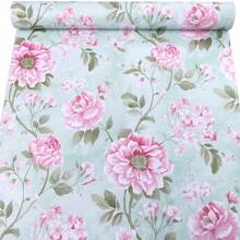 1 Roll Pink Peony Pattern Self-Adhesive Wallpaper, Easy To Peel And Stick, Waterproof And Removable, For Living Room, Kitchen, Bedroom, Dorm, Outdoor Garden Decor, Furniture Renovation, Aesthetic Wallpaper Room Decor Home Decor Wall Decor Bathroom Decor Bedroom Decor Room Decoration Stuff Living Room Decor House Decor Home Decor Living Room Wall Paper Stickers