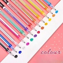 Bolígrafo de purpurina, bolígrafo de gel, resaltador de color, bolígrafo neutro, bolígrafo pastel, bolígrafo metálico, bolígrafo de perlas con purpurina, bolígrafo para el sueño de los niños, regreso a clases
