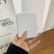 Multi-Color Small Flower Small Mirror Makeup Mirror Portable Folding Makeup Mirror Comb All-In-One Set Pocket Mirror With Comb - Cute Holiday Gift - Multicolor - View 7