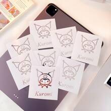Sanrio [Best Seller]Official Sanrio High-Quality Cartoon Silver Stickers, Hello Kitty, Kuromi Waterproof INS Cute Stickers For Scrapbooking