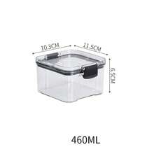Pote de Armazenamento Vedado de Cozinha, Caixa de Armazenamento de Plástico Doméstico para Alimentos Secos, Pote de Armazenamento de Grãos de Alimentos, Utensílios de Armazenamento de Cozinha, Caixa de Armazenamento, Organizador, Decoração de Ambiente, Adequado para Cozinha, Restaurante, Festa, Acampamento, Reunião, Presente para Amigos, Presente de Família - Multicolorido - Visão 5