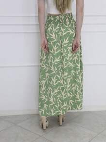 Steve Store Women's Fashion Viscose Fabric Skirt With Lining, Has Pocket And Slit On The Sides - Bambu - View 5