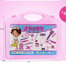 15 pezzi Set di gioco di lusso per bambini da dottore, set di gioco medico con stetoscopio, giochi da medico adatti per bambini dai 3 agli 8 anni