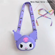 Sanrio Sanrio Hello Kitty & Kuromi Anime My Melody Sweetheart Shoulder Bag,Waterproof Shoulder Handbag,Cute Cable Organizer Bag, Small Objects Storage Bag, - Handbag With Coin Bag And Backpack Function - Made - Back To School Bag & School Supplies,Suitable For Casual Outings Stationery Supplies Gifts For Christmas Merry Christmas Christmas Trees Christmas Lights & Halloween