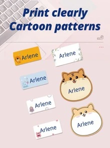 Autocollants colorés personnalisés de style dessin animé en différentes tailles : 30/60/90/120/150/180 pièces, imperméables, résistants à l'huile, résistants aux déchirures, étiquettes adorables pour la maison, le bureau, la papeterie, les tasses - Cadeaux parfaits pour le Nouvel An des enfants