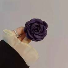 Broche de flor de camelia elegante, accesorio de broche floral de diseño elegante para vestidos, bolsos, encanto, camisas, chaquetas, joyería, Navidad, Halloween