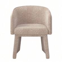Modern Style Simple And Elegant Chair, White Leisure Chair, Suitable For Dining/Bedroom/Living Room/Reception Desk -Pink,Yifei Store