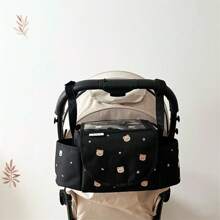 1pc Stroller Hanging Bag Can Touch Storage Bag Storage Basket Cart Organizer Bag Travel Accessories