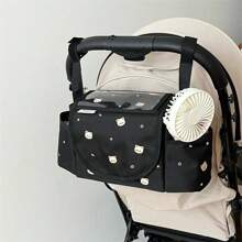 1pc Stroller Hanging Bag Can Touch Storage Bag Storage Basket Cart Organizer Bag Travel Accessories