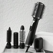 CRASTS Professional 5 In 1 Hair Dryer Hair Brush Hair Styling,Quick Dry Low Noise,With 5 Attachments For Hair Curler & Straight,3 Settings For Wind And Home& Salon Use,Hair Care Gift - EU F Type Plug(220-240V) - View 14