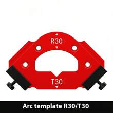 1 Set Bohans Woodworking Inner & Outer Angle RT Template, Wardrobe Corner Radius Template, Arc Shape Trimming & Positioning Tool