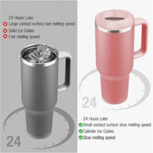 1Pc Silicone Ice Cube With 4 Compartments Mold,Ice Cube Tray, For 20oz 30oz 40oz Tumbler Reusable Silicone Ice Mold, For Ice Drink 4 Pcs Cylinder Ice Tray Cup Accessories, Easy To Release Ice Tray, For Freezing, Ice Tray For Freezing Cocktails, Whiskey, Drinks, Coffee, Summer Ice Bin & Tray, Kitchen Accessories