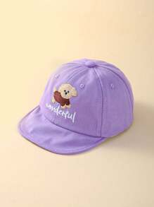 1pc Winter Unisex Baby Baseball Cap, Minimalist Cartoon Design - 1PC - View 16