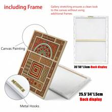 3 قطع من الطباعات بالطراز العربي، فن عربي، ديكورات جدارية إسلامية، زخارف إسلامية، ديكورات عربية، فن الملصقات، لوحات جدارية على قماش، أعمال فنية، زخارف، ديكورات منزلية، غرفة النوم والصالة والممر، ديكورات جدارية بطراز المغول، ديكورات جدارية مرسومة، هدايا تذكارية رمضانية، هدايا أعياد الميلاد والتخرج