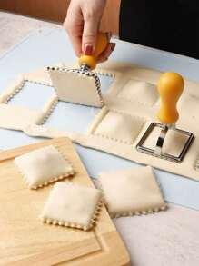 Cortador de empanadillas, molde para masa, molde de encaje para ravioles, molde para hacer empanadillas, sello para empanadillas, molde para galletas, herramienta de cocina para hornear - Tipo B - Ver 1