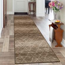 Modern Geometric Area Rug Machine Washable Area Rug Super Soft Rug Stain Resistant Non-Slip Foldable Rug For Living Room Bedroom Playroom Office