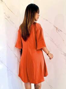 MULLET DRESS - Orange - View 2