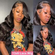 Elegant Body Wave 13x6 Lace Front Wig For Women - Pre-Plucked With Natural Hairline, 200% Density Human Hair, Versatile For All Skin Tones