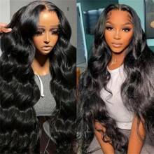 Elegant Body Wave 13x6 Lace Front Wig For Women - Pre-Plucked With Natural Hairline, 200% Density Human Hair, Versatile For All Skin Tones